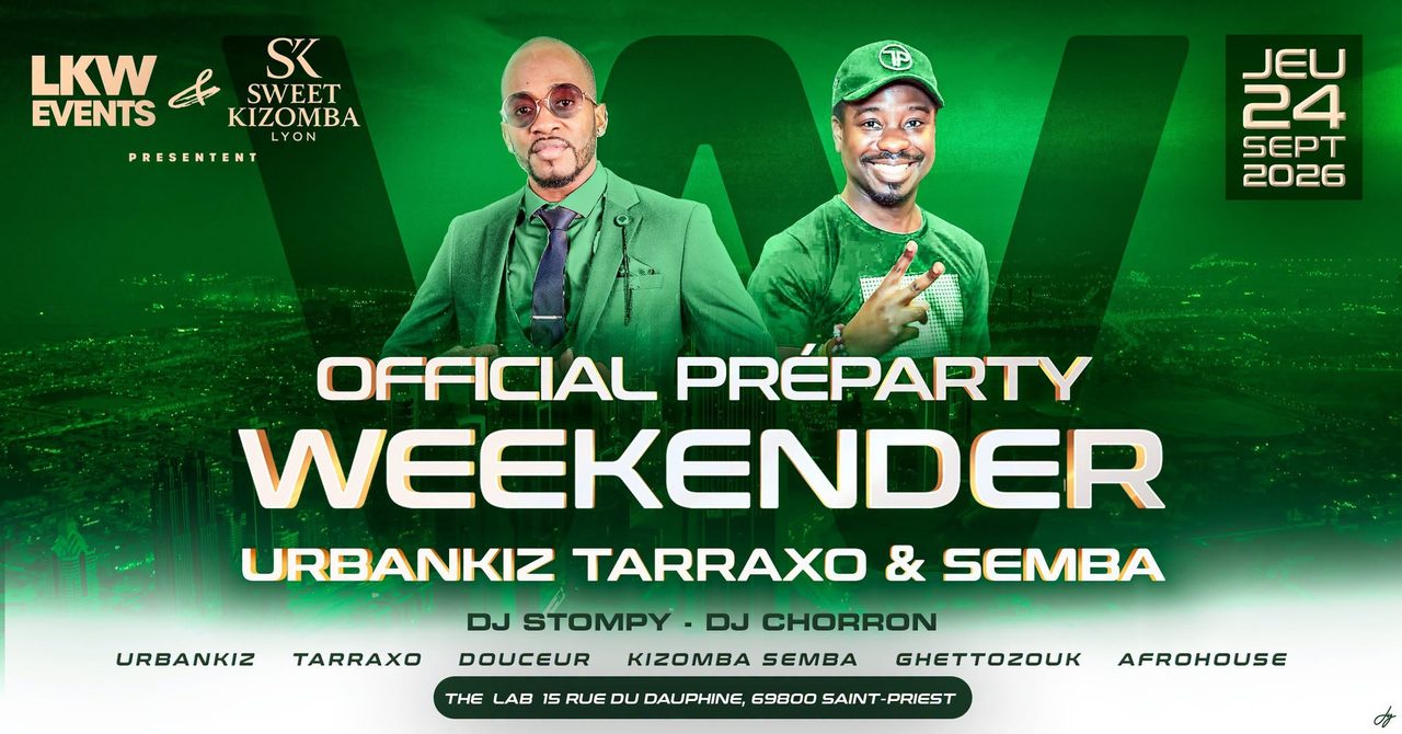 PRE-PREPARTY WEEKENDEER URBAN KIZ – TARRAXO – SEMBA