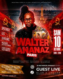 Rassemblement Culturel 🇦🇴 et Festif avec WALTER ANANAS