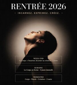 RENTREE 2026 • INCARNEZ. EXPRIMEZ. CRÉEZ.
