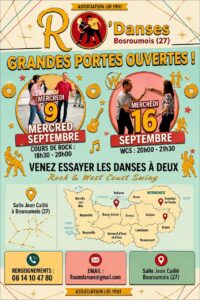 Rentrée danse Roum&rsquo;danses (Rock et West coast swing)