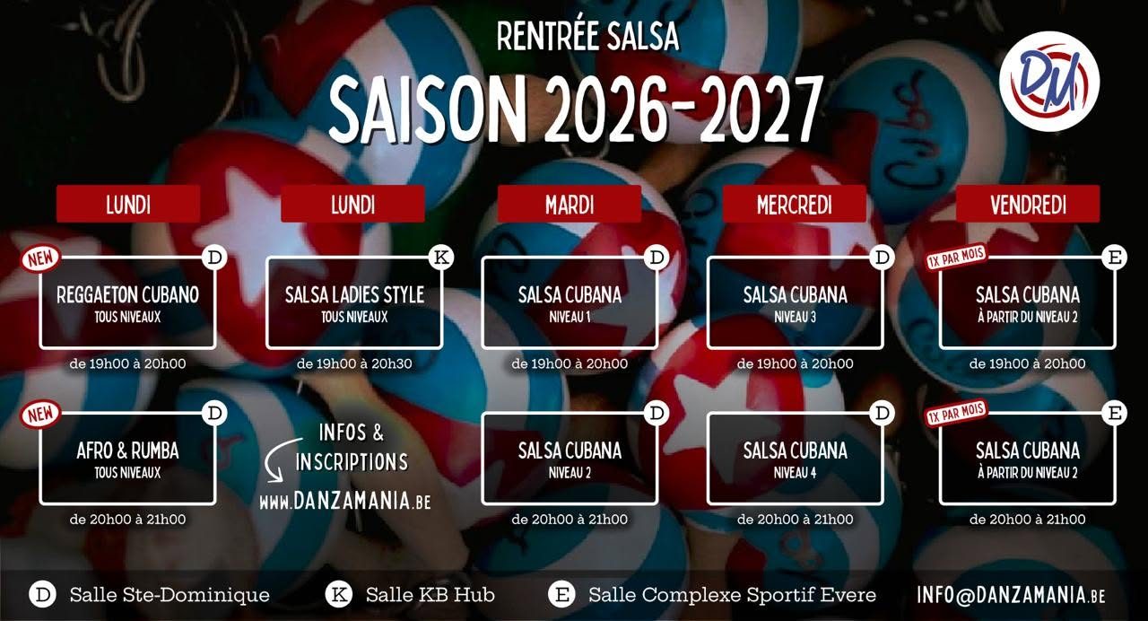 💃🤩 RENTREE DES COURS SALSA 🤩🕺