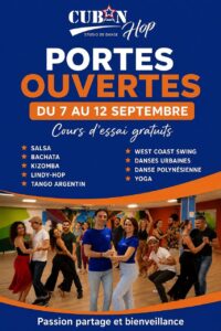 RENTRÉE du CUBAN HOP Studio de danse à AGEN
