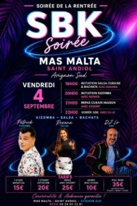 Roxana vous invite à sa soirée de rentrée SBK au Mas Malta