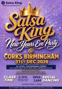 💥🥂Salsa King NYE Party – Loyal Caledonian Corks 🥂💥