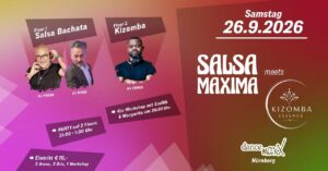 SALSA MAXIMA – die Salsa-Party für das maxXimale Tanzvergnügen.