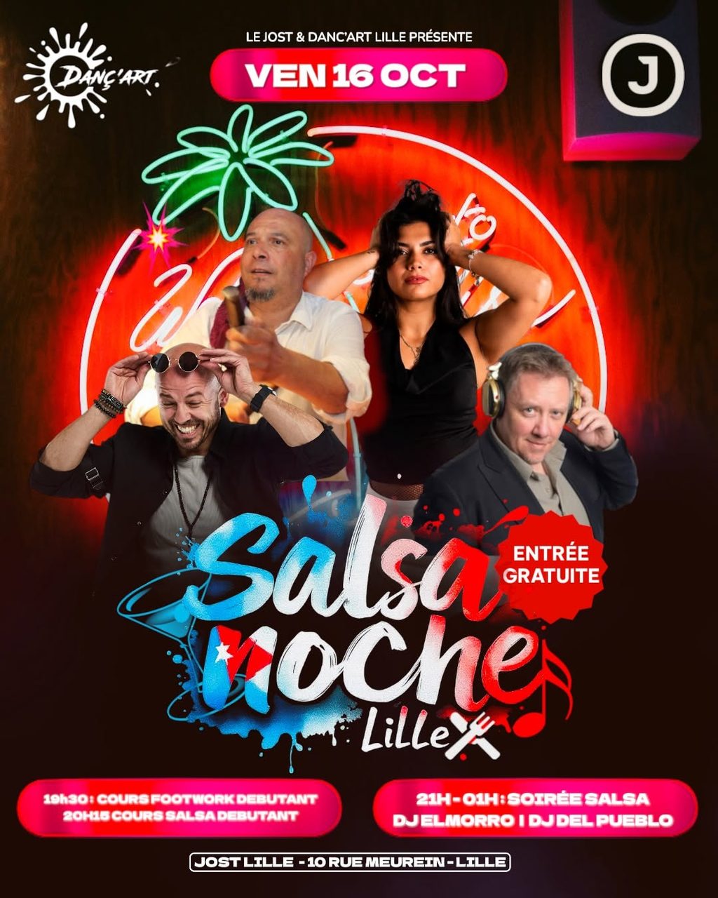SALSA NOCHE LILLE | Cours et soirée Gratuite 💃🕺