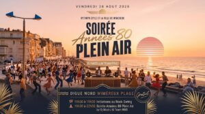 Soirée Années 80 Plein Air à Wimereux avec Initiation au Rock Swing par Rythm&rsquo;n Style