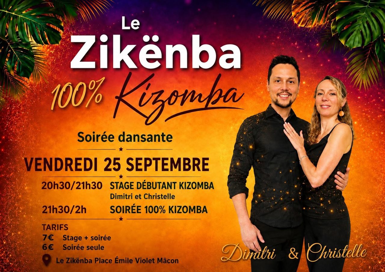 Soirée dansante 100% kizomba #2 avec Christelle et Dimitri