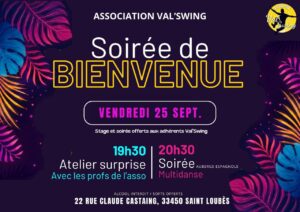 Soirée de bienvenue !