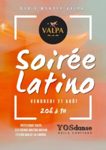 Soirée Latino au Valpa