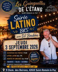 soirée latino aux guinguettes de l&rsquo;étang
