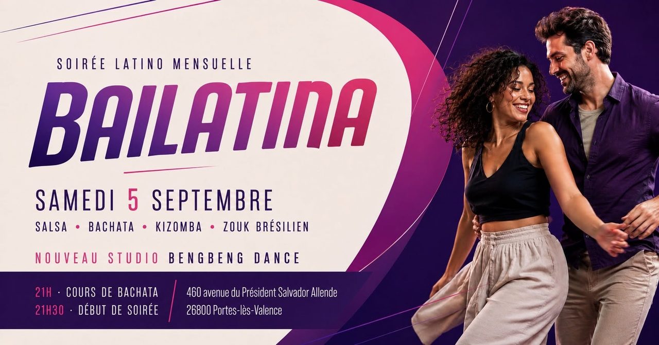 𝗦𝗢𝗜𝗥𝗘𝗘 𝗟𝗔𝗧𝗜𝗡𝗢 𝗕𝗔𝗜𝗟𝗔𝗧𝗜𝗡𝗔 • Bachata / Zouk B. / Kizomba / Salsa