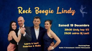 Soirée Rock Boogie Lindy samedi 19 décembre