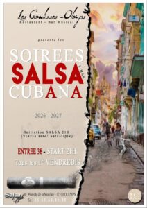 Soirée Salsa Cubana aux Coulisses