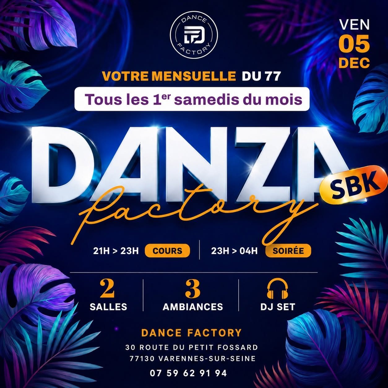 Soirée SBK – Danza Factory – 5/12/26