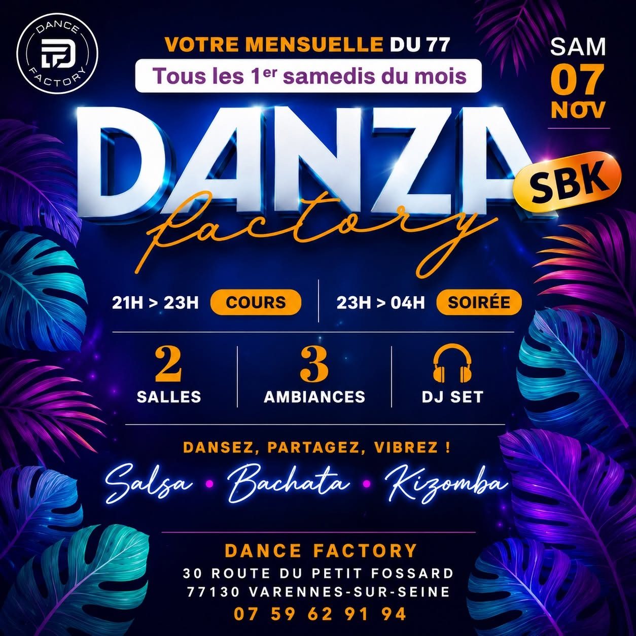 Soirée SBK Danza Factory – 7/11/26