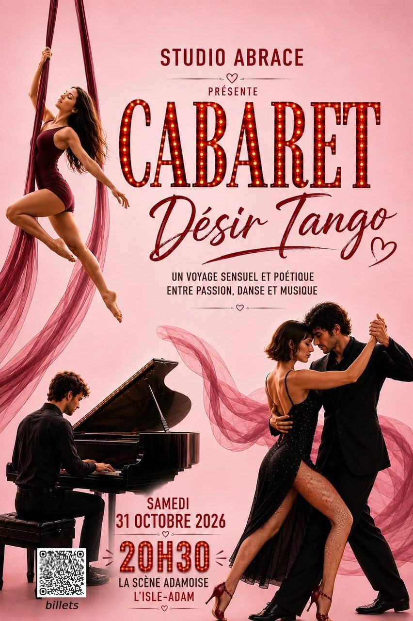 Spectacle cabaret Désir tango à la Scène Adamoise !