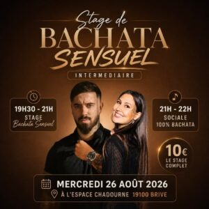 Stage Bachata Sensuel Intermediaire
