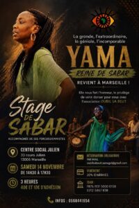Stage de Sabar avec la grande Yama Reine de Sabar