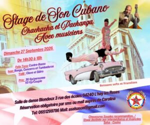 Stage de Son Cubano, Chachacha et pachanga
