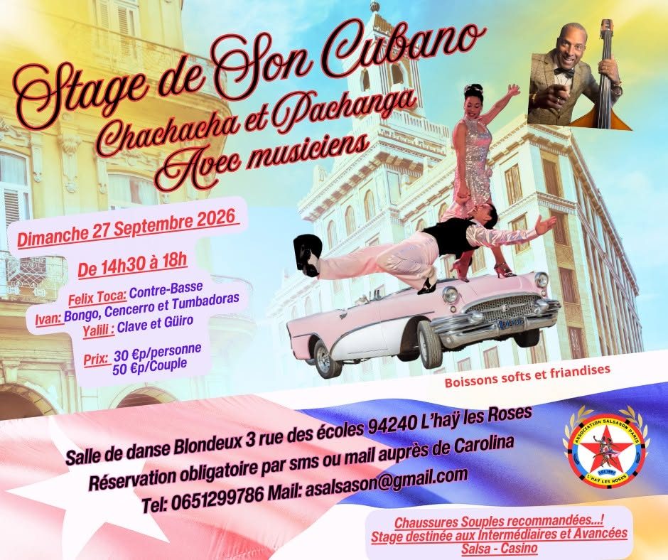 Stage de Son Cubano, Chachacha et pachanga