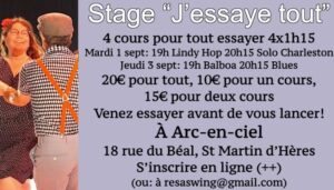 Stage « J&rsquo;essaye tout »