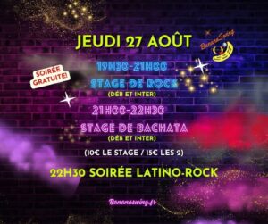 Stages de Rock & Bachata + soirée SBKR gratuite au Bowling Center Cap Malo