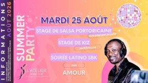 STAGES DE SALSA PORTORICAINE & SOIRÉE LARTINO SBK