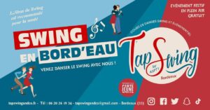 Swing en Bord&rsquo;eau – Danser en plein air – Gratuit – Danses Swing – BORDEAUX centre