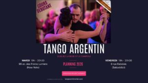 Tango argentin lyon – Cours débutant