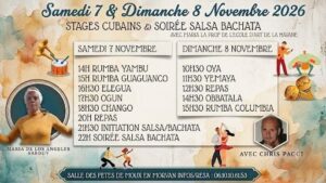 WEEK END CUBAIN AVEC LA MAESTRA MARIA EN BOURGOGNE