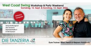 West Coast Swing Workshop- & Party-Weekend in Speyer
