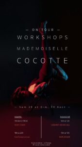 Workshops Dance – SEXYCHAIR – BURLESQUE – MUSICHALL – NEW (atelier Connaisance en soi)