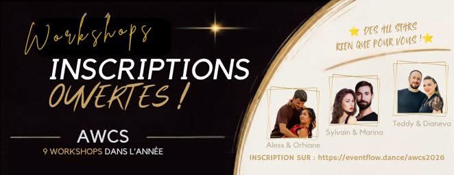 ✨ Workshops Mensuels AWCS – Saison 2026/2027