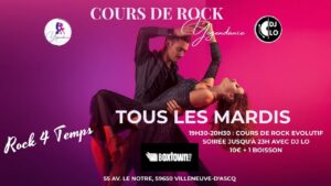 Yogendance • Nouveau cours de Rock 4 Temps au Boxtown à Villeneuve d&rsquo;Ascq