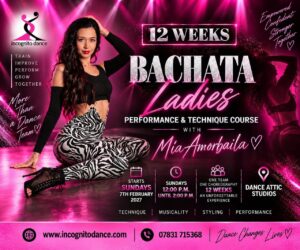 12 Week Bachata Styling & Technique Performance Course