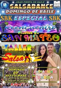 154ª Gran Fiesta **SALSADANCE** (SBK) (Inicio Temporada, Fiestas de San Mateo) Hotel Zenit – Logroño