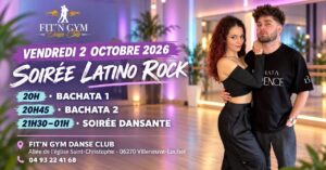 2 COURS DE BACHATA + SOIREE ROCK LATINO AVEC ROMARIC ET ALESSIA