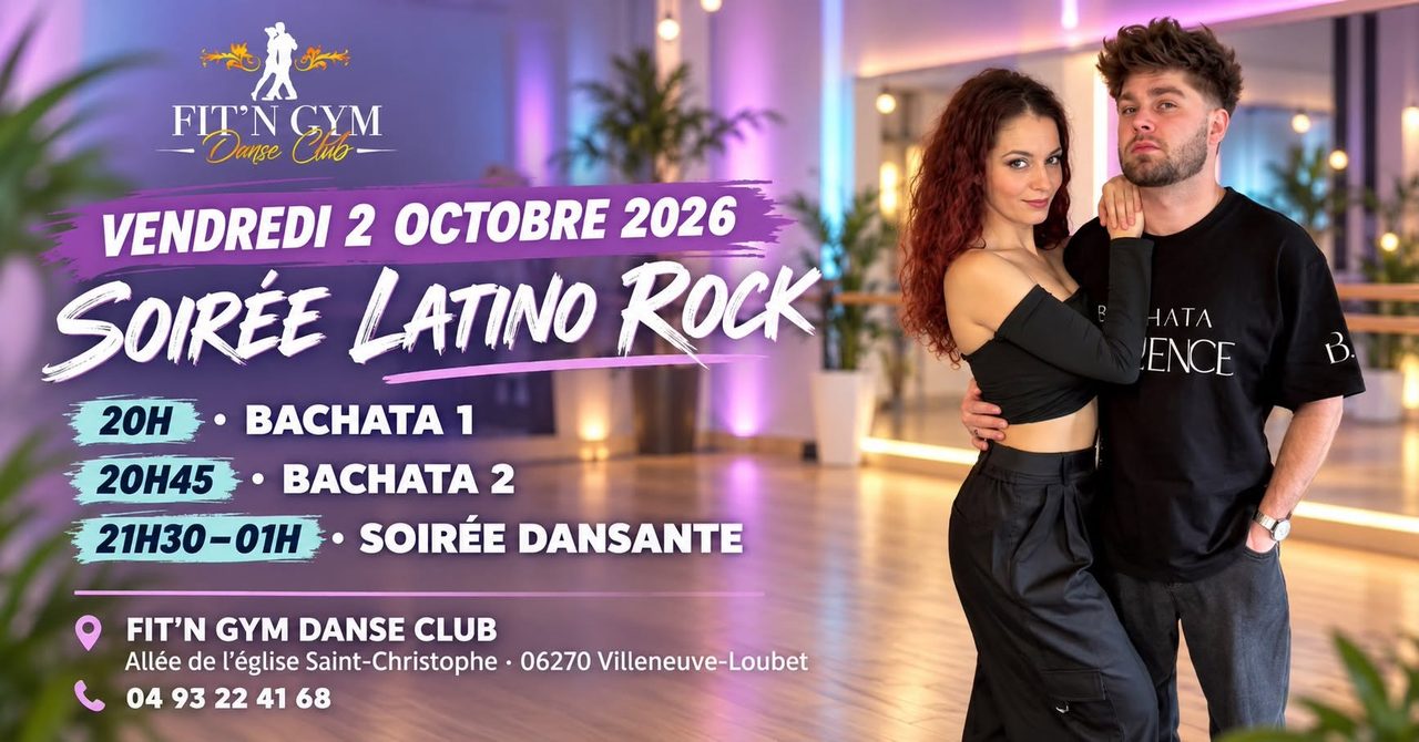 2 COURS DE BACHATA + SOIREE ROCK LATINO AVEC ROMARIC ET ALESSIA