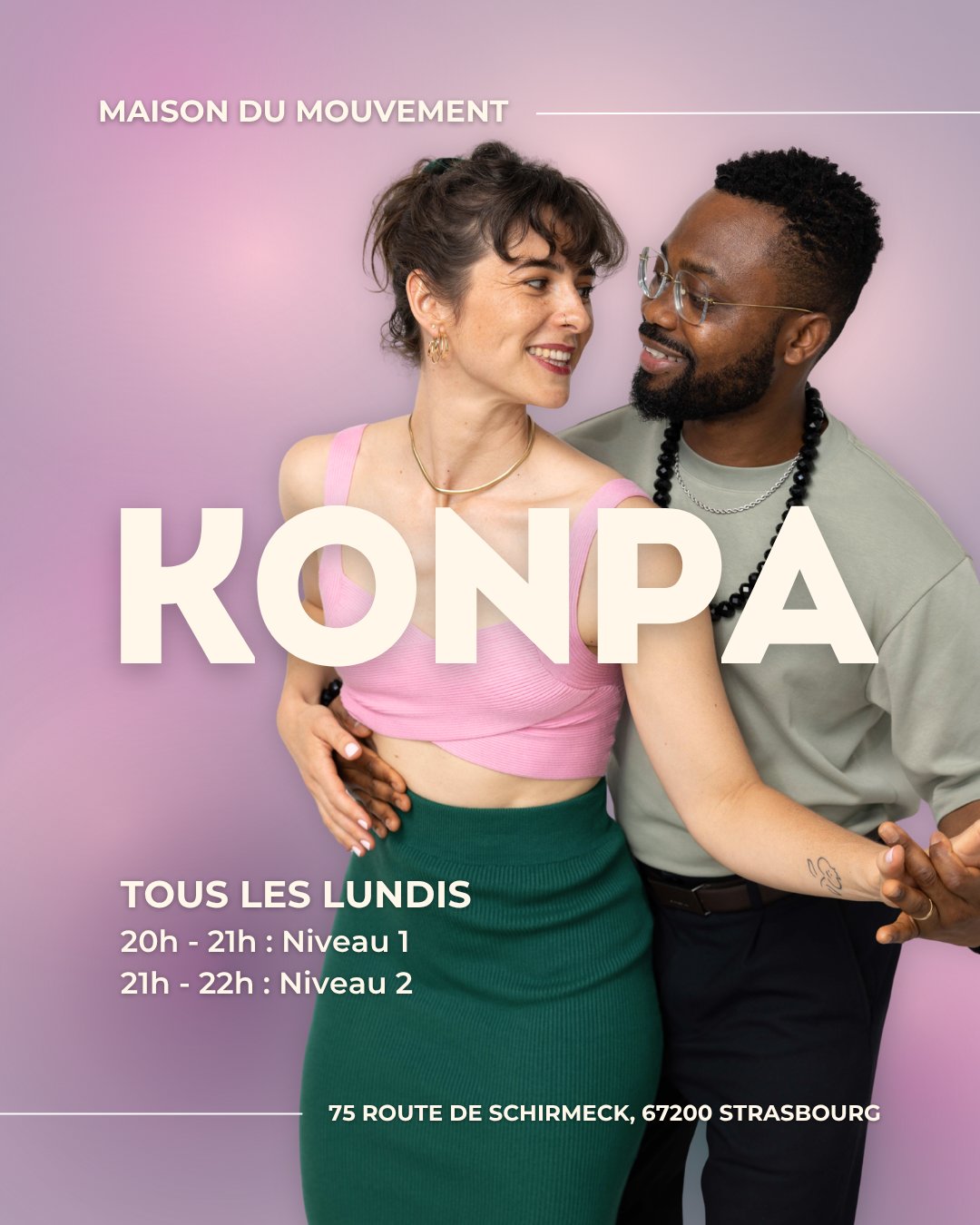 Cours de Konpa à Strasbourg avec Anna et Selorm