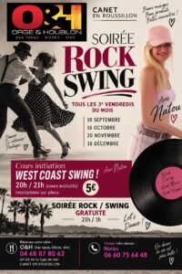 Canet en Roussillon Orge et Houblon, Soiree gratuite ROCK N’ SWING plus cours WCS! La mensuelle!