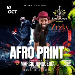 Afro print kizomba with Marcio Junqueira