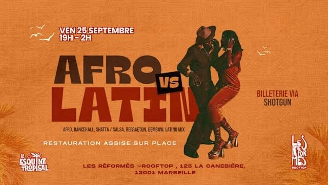 AFRO vs LATINO VIBES | ESQUINA TROPICAL X LES REFORMES