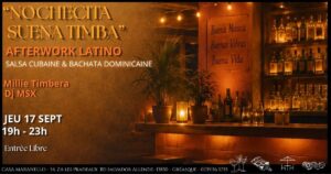 AFTERWORK LATINO Suena Timba : 17.09 – Gréasque