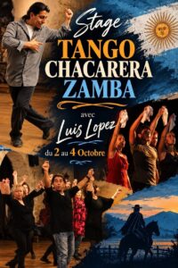 AKDmia Stage tango-chacarera-zamba avec LUIS LOPEZ