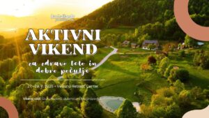 Aktivni vikend za zdravo telo in dobro počutje • 27.–29. 11. 2026 • Veduna Retreat Center