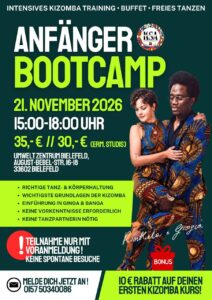 ANFÄNGER KIZOMBA BOOTCAMP IN BIELEFELD 🕺🏾💃