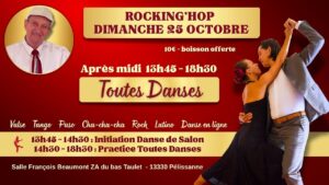 Après-midi Toutes Danses dimanche 25 octobre