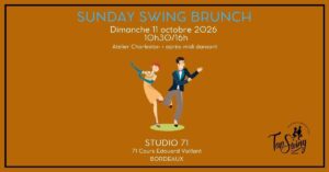 Atelier CHARLESTON + Sunday Swing Brunch – Auberge espagnole – Après-midi dansant