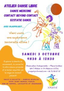 Atelier Danse Libre – 3 approches complémentaires